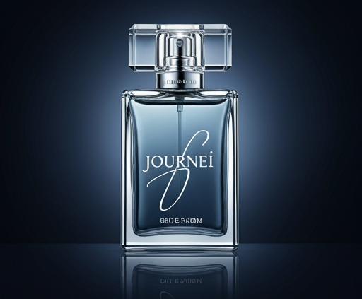 A bottle of perfume on the table